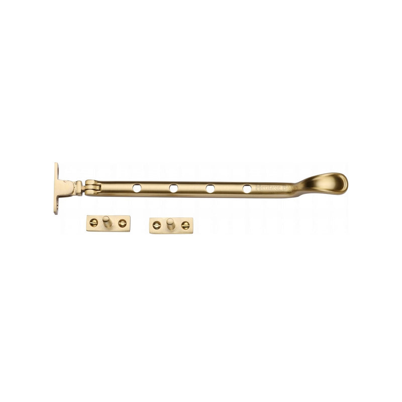 Heritage Brass Casement Window Stay Spoon Pattern