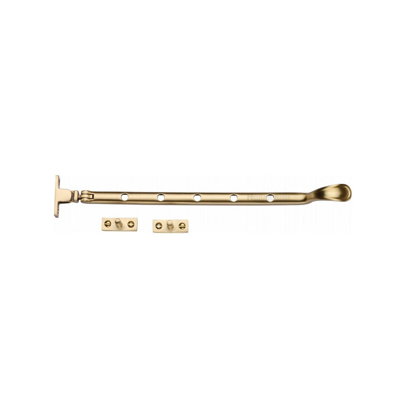 Heritage Brass Casement Window Stay Spoon Pattern