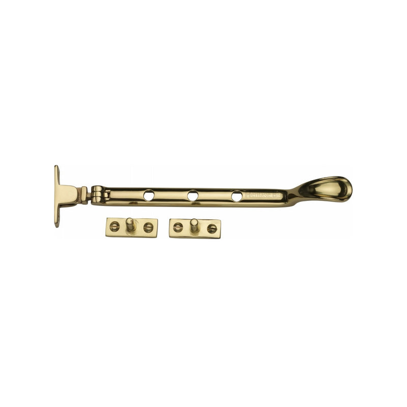 Heritage Brass Casement Window Stay Spoon Pattern