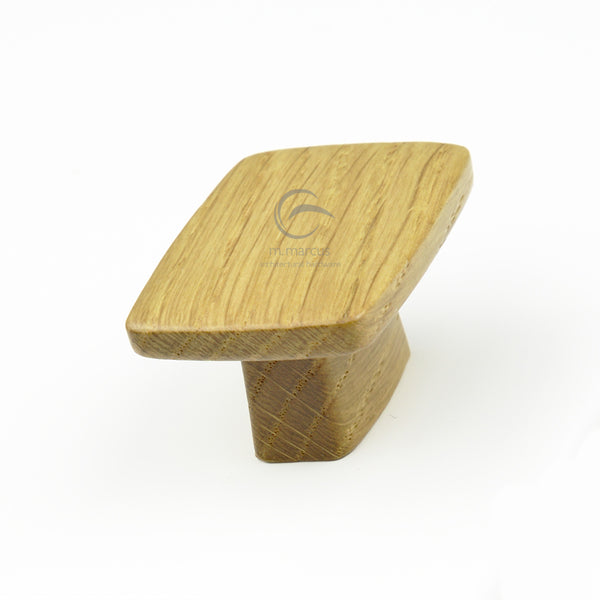 Wooden Cabinet Knob Square Quattro