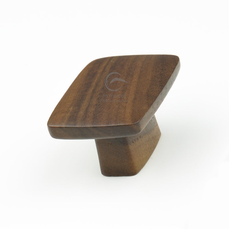 Wooden Cabinet Knob Square Quattro