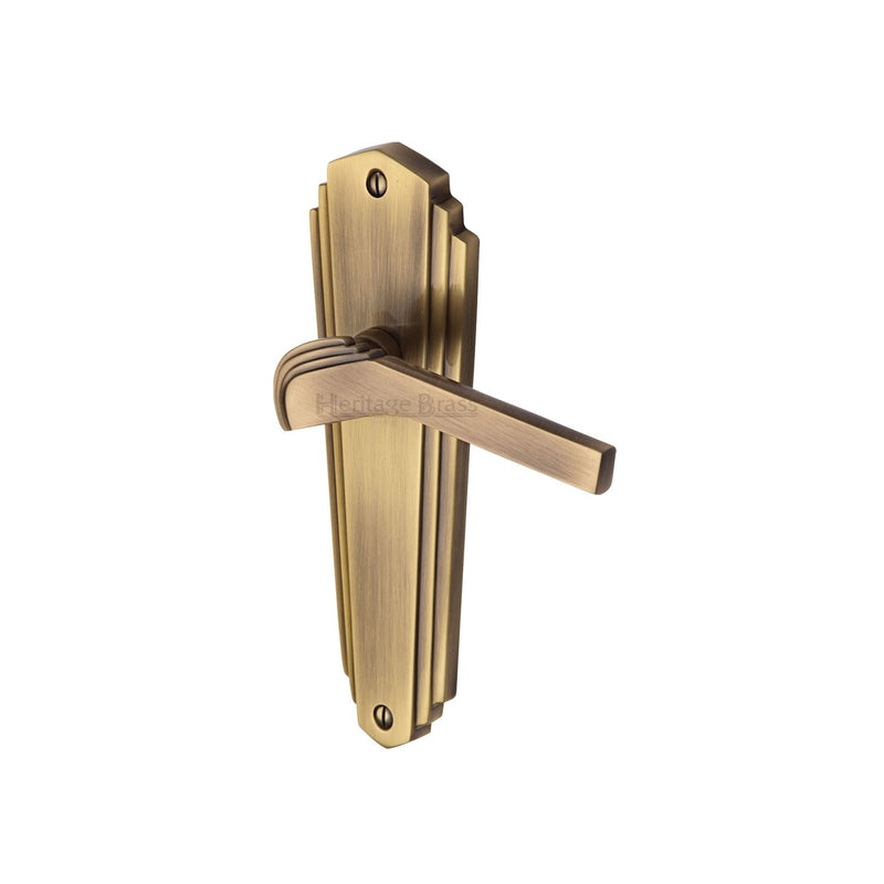 Waldorf Door Handle on Plate