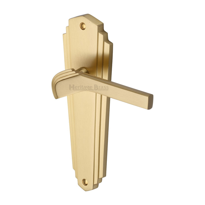 Waldorf Door Handle on Plate