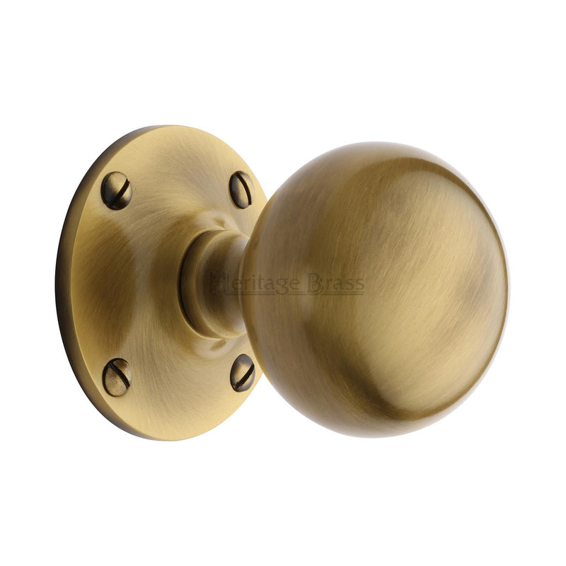 Westminster Door Knob on Rose