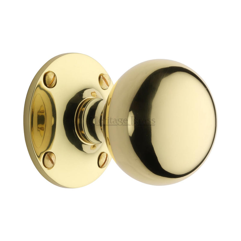 Westminster Door Knob on Rose