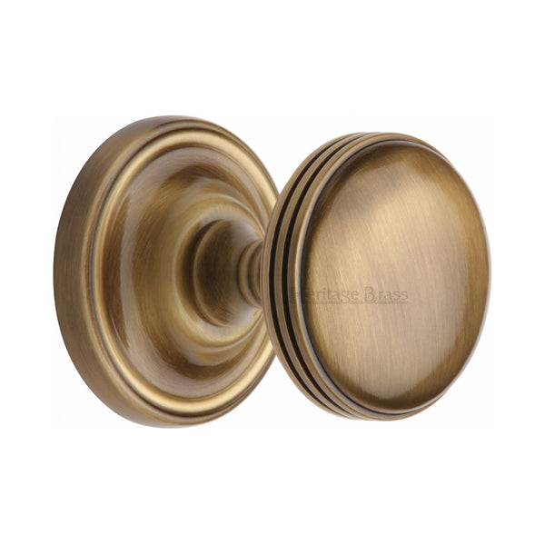 Heritage Brass Whitehall Door Knob on Rose