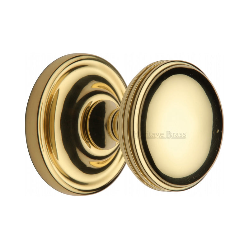 Heritage Brass Whitehall Door Knob on Rose