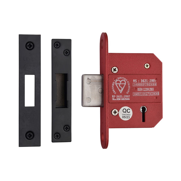 York British Standard 5 Lever Deadlock 2 1/2"