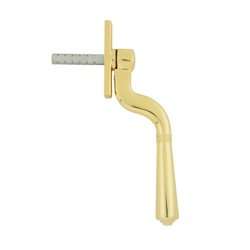 From The Anvil Teardrop Espagnolette Fastener - Polished Brass