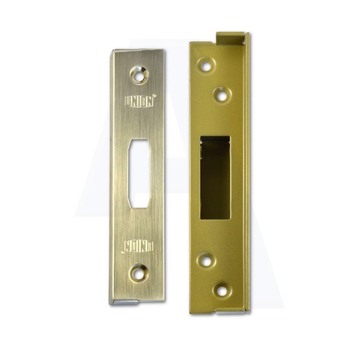 Union StrongBOLT 2100REB Rebate Set For 2100 Deadlock - 13mm (0.5") - Brass