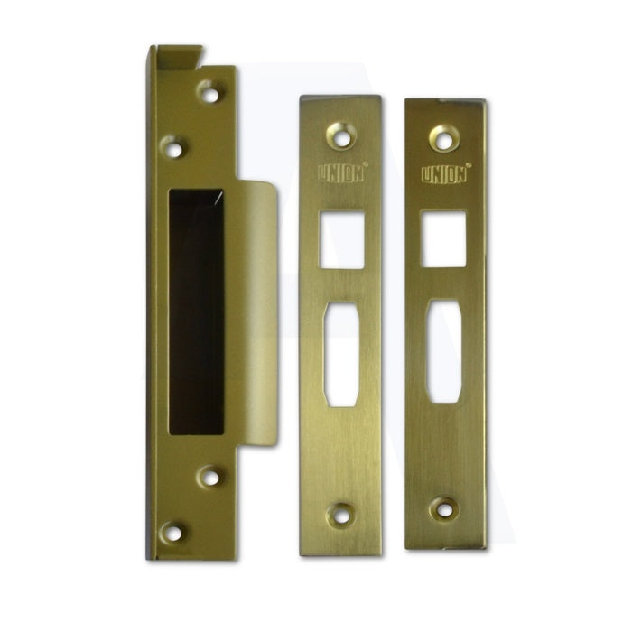 Union StrongBOLT 2200REB Rebate Set For 2200 Sashlock - 13mm (0.5") - Brass