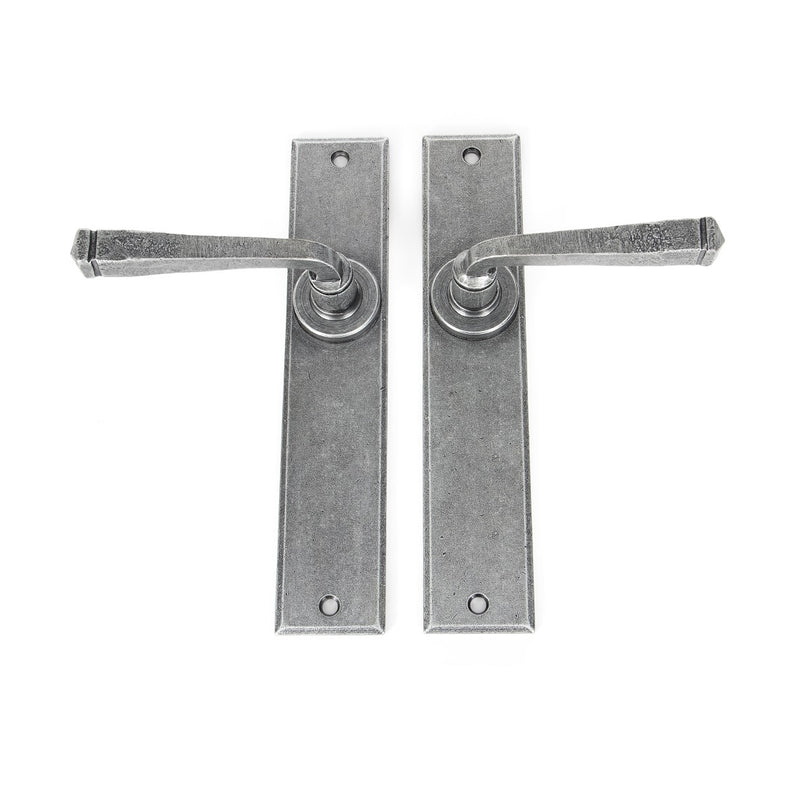 From The Anvil Avon Large Latch Handles - Pewter