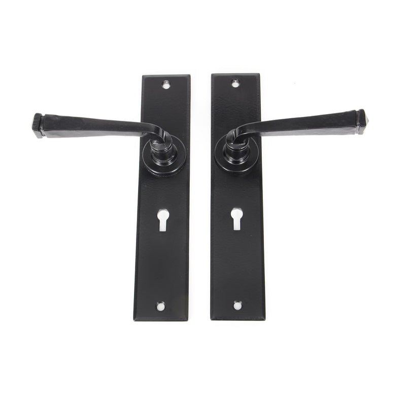 From The Anvil Avon Large Lock Handles - Black