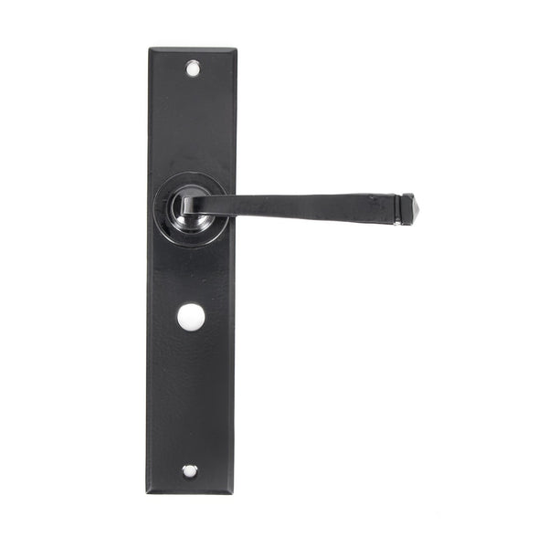 From The Anvil Avon Large Bathroom Handles - Black