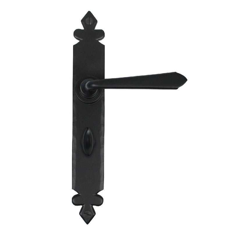 From The Anvil Cromwell Bathroom Handles - Black