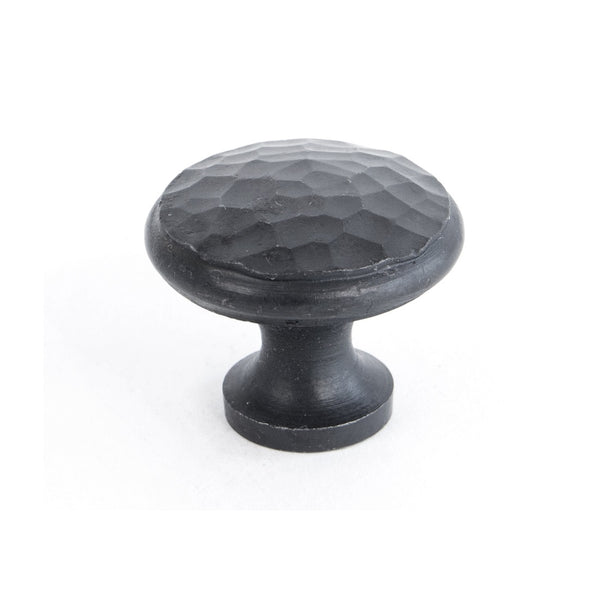 From The Anvil Medium Beaten Cupboard Knob - Beeswax