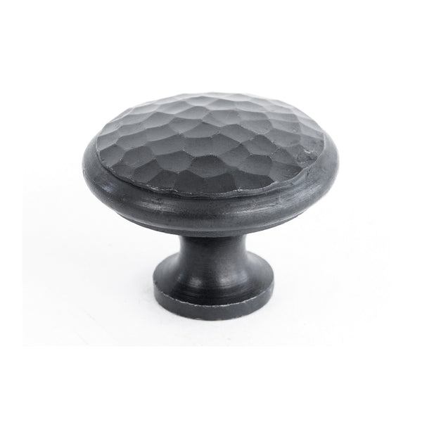 From The Anvil Large Beaten Cupboard Knob - Beeswax