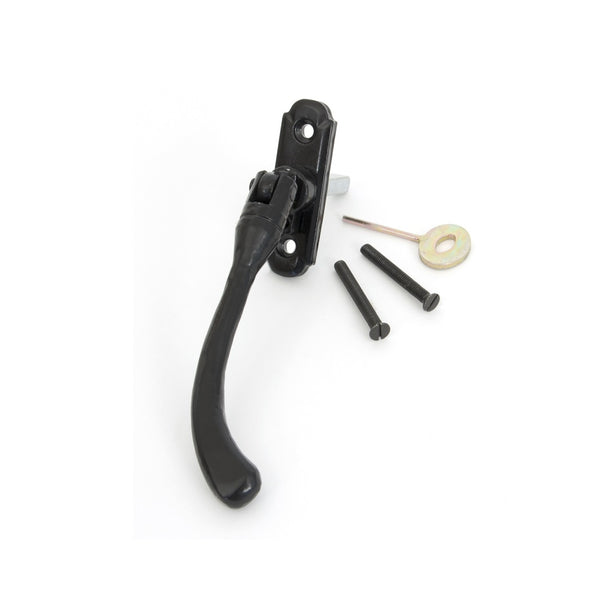 From The Anvil Peardrop Espagnolette Fastener RH - Black