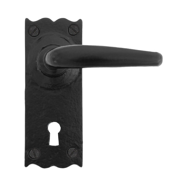 From The Anvil Oak Lock Handles - Black