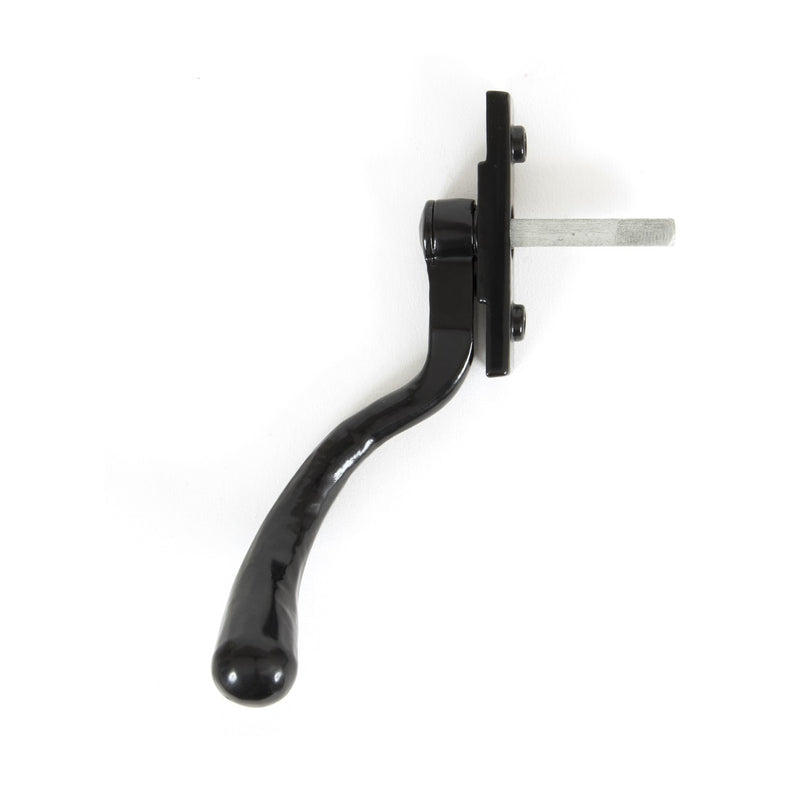 From The Anvil Peardrop Large Espagnolette Fastener RH - Black