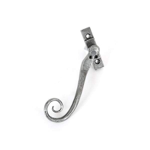 From The Anvil Large Monkeytail Espagnolette LH - Pewter