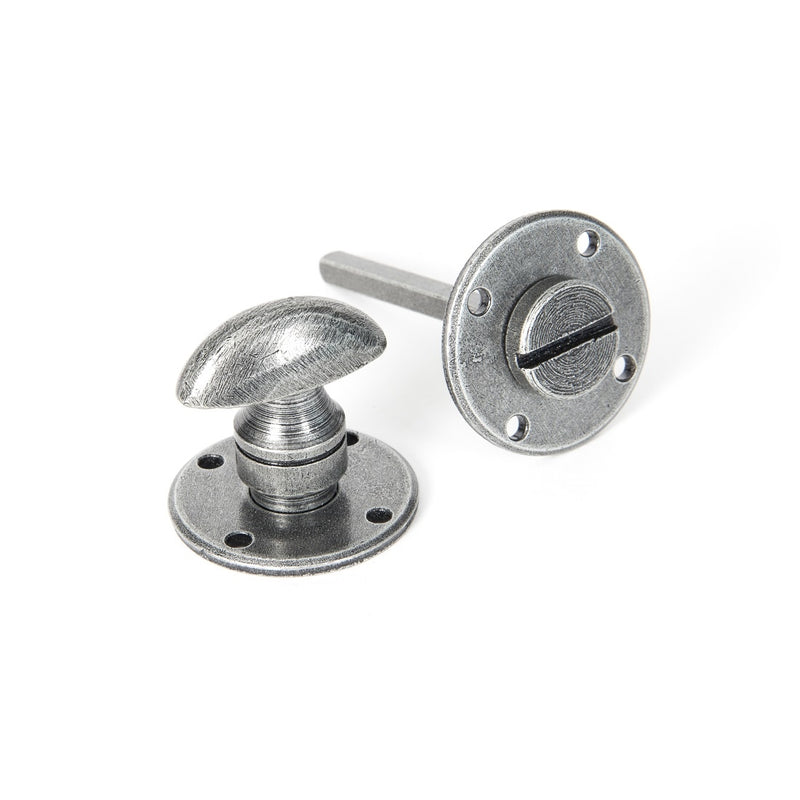 From The Anvil Round Bathroom Thumbturn - Pewter