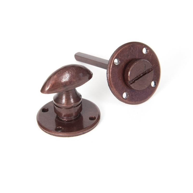 From The Anvil Round Bathroom Thumbturn - Bronze