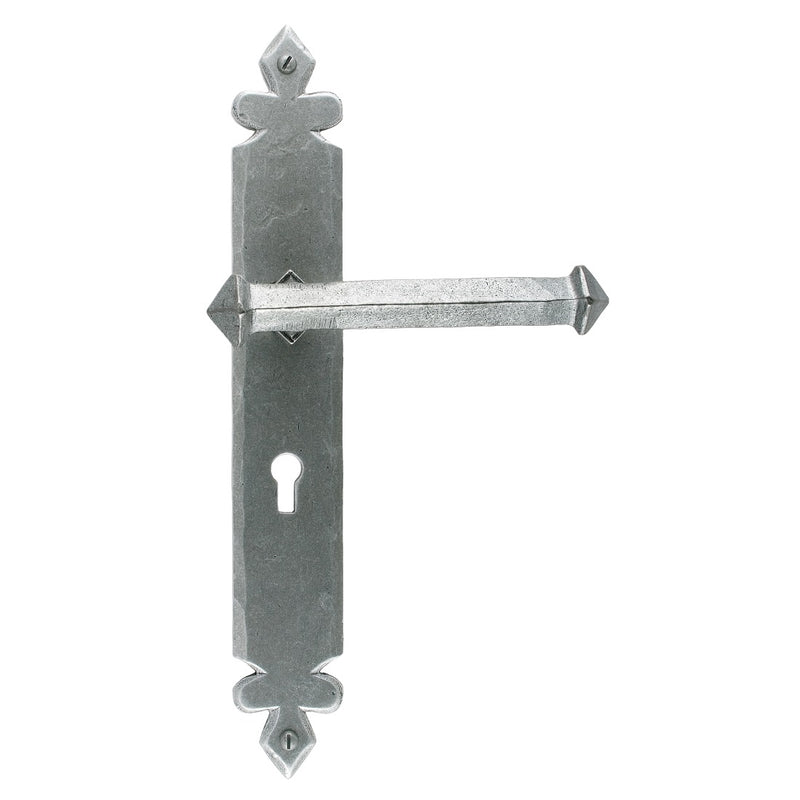 From The Anvil Tudor Lock Handles - Pewter