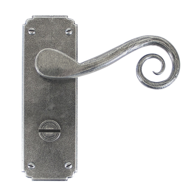 From The Anvil Monkeytail Bathroom Handles - Pewter