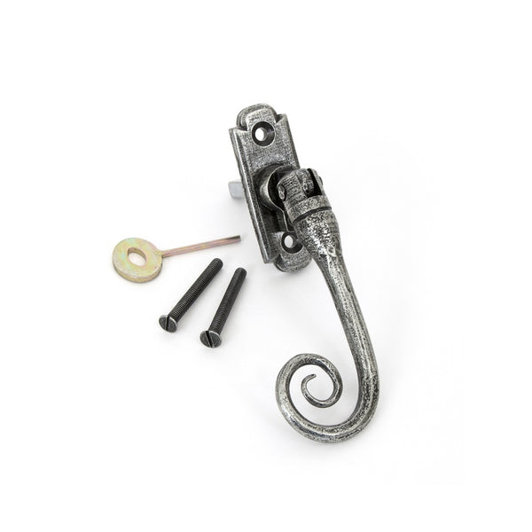 From The Anvil Monkeytail Espagnolette Fastener LH - Pewter