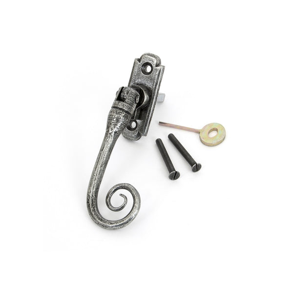 From The Anvil Monkeytail Espagnolette Fastener RH - Pewter