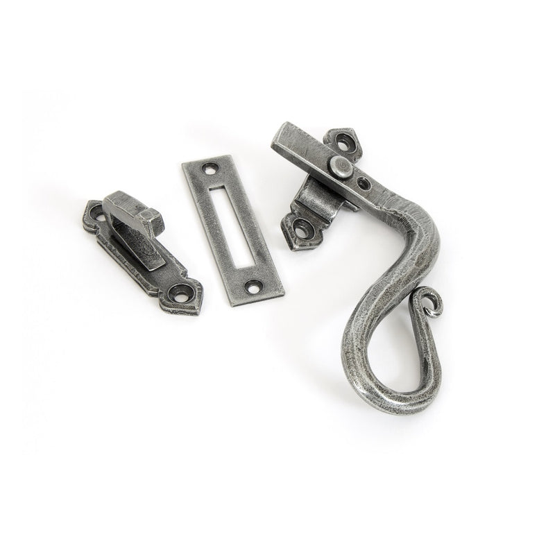 From The Anvil Shepherd's Crook Locking Fastener RH - Pewter