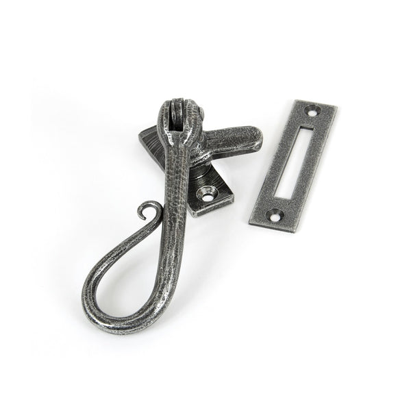 From The Anvil Shepherd's Crook Fastener - Pewter