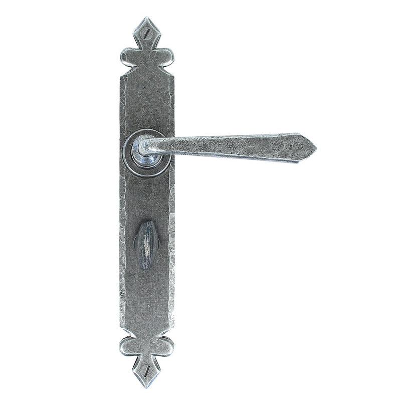 From The Anvil Cromwell Bathroom Handles - Pewter