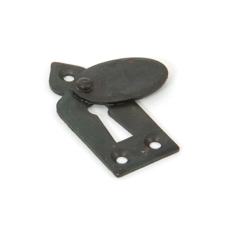 From The Anvil Gothic Lever Key Covered Escutcheon - Beeswax