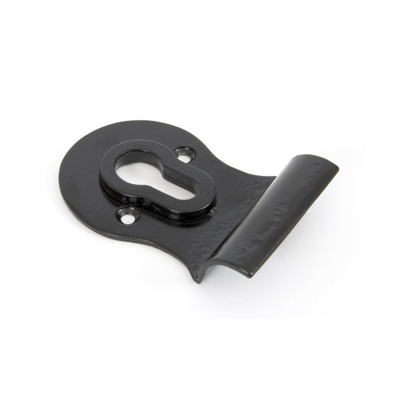 From The Anvil Blacksmith Euro Door Pull - Black