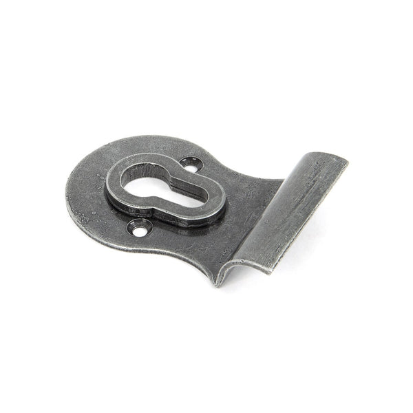 From The Anvil Blacksmith Euro Door Pull - Pewter