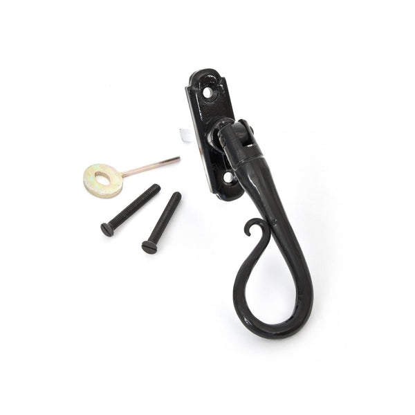 From The Anvil Shepherd's Crook Espagnolette Fastener LH - Black