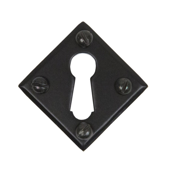 From The Anvil Diamond Lever Key Escutcheon - Black