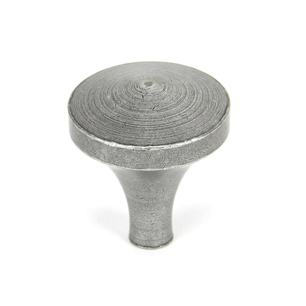 From The Anvil Large Shropshire Cupboard Knob - Pewter