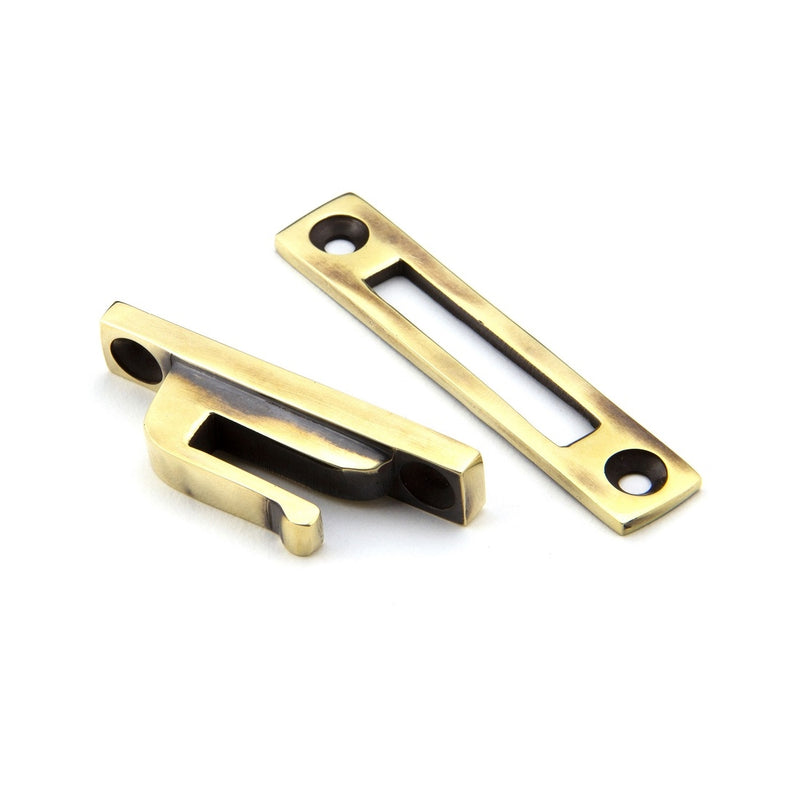 From The Anvil Hinton Locking Fastener - Aged Brass