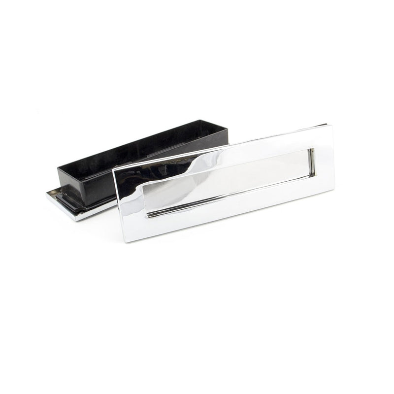 From The Anvil Traditional Letter Box - Polished Chrome