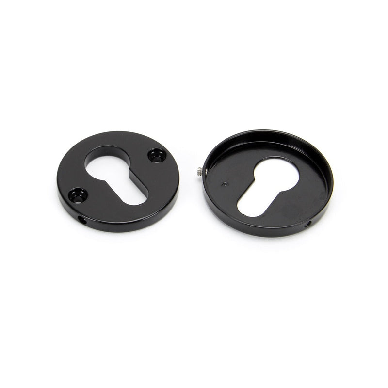 From The Anvil Regency Concealed Euro Profile Escutcheon - 52mm - Black