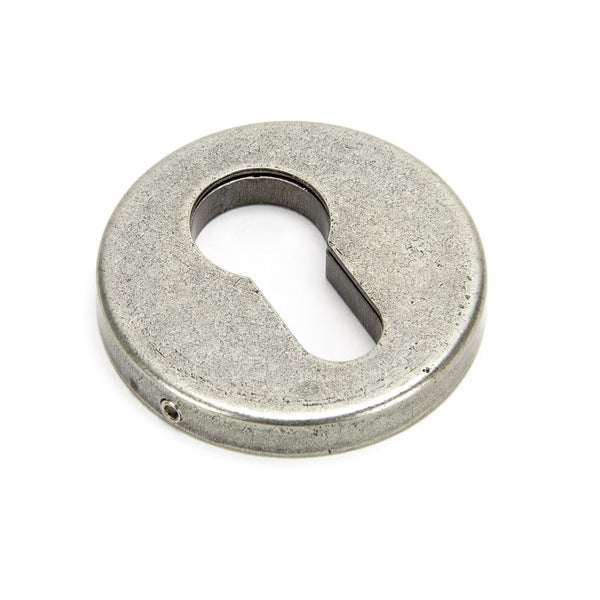 From The Anvil Regency Concealed Euro Profile Escutcheon - 52mm - Pewter