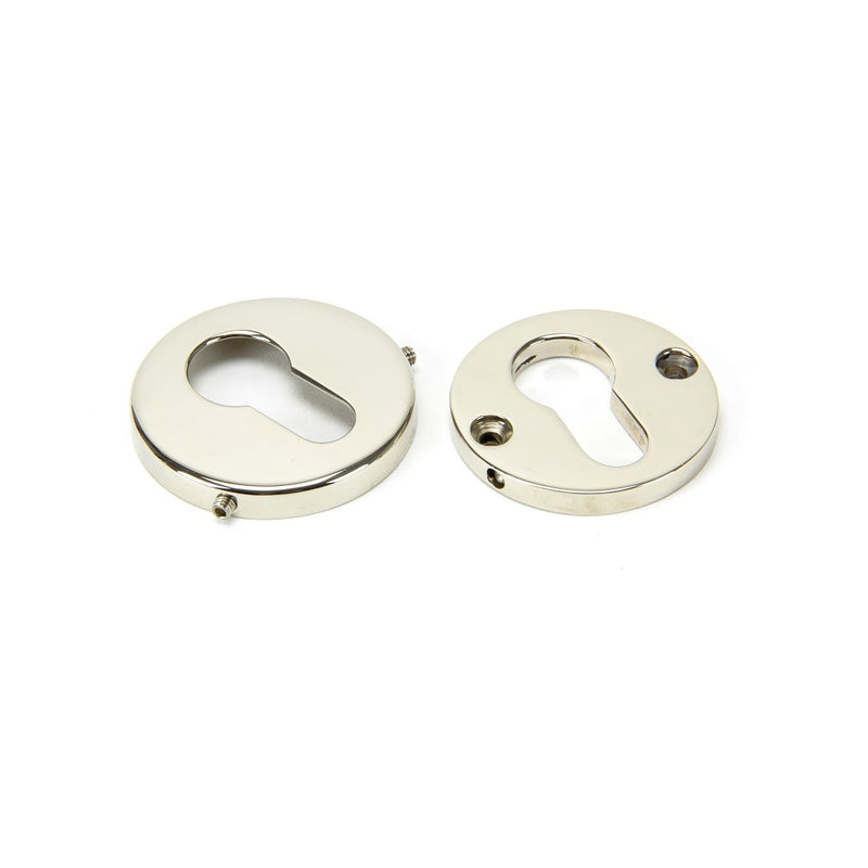 From The Anvil Regency Concealed Euro Profile Escutcheon - 52mm - Polished Nickel