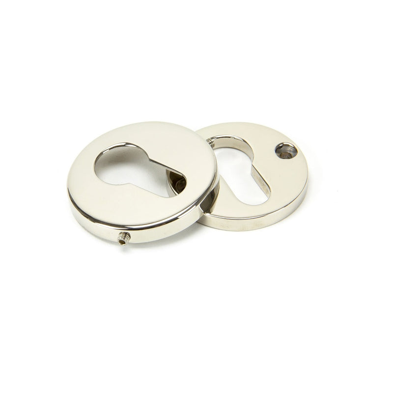 From The Anvil Regency Concealed Euro Profile Escutcheon - 52mm - Polished Nickel