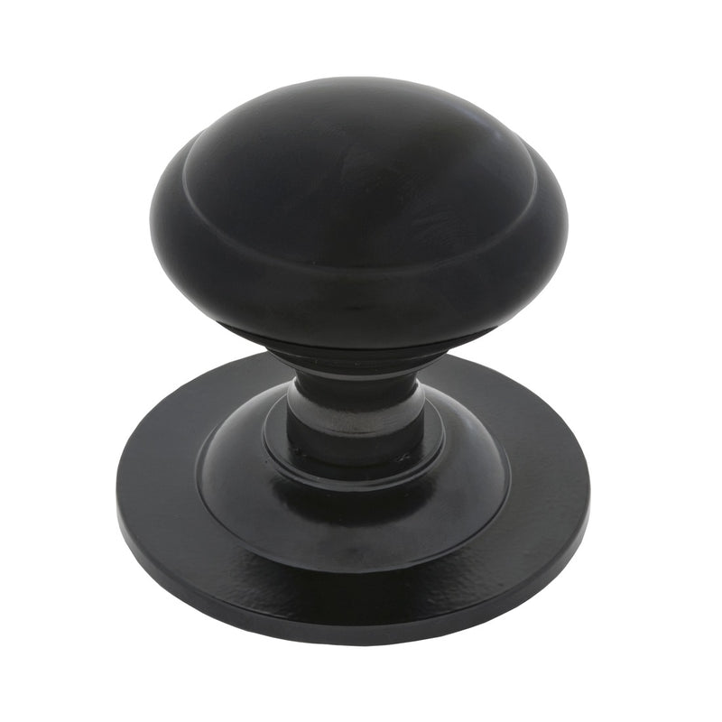 From The Anvil Centre Door Knob - Black