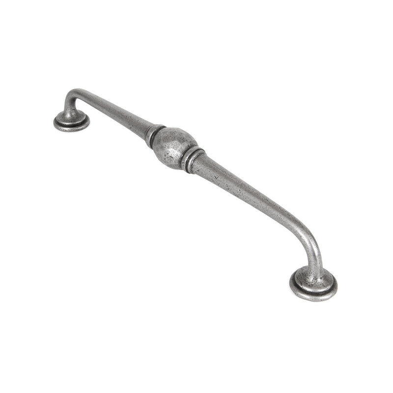 From The Anvil Hammered D Pull Handle - 10" - Natural Smooth