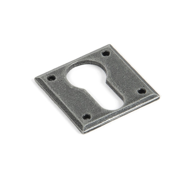 From The Anvil Avon Euro Profile Escutcheon - Pewter