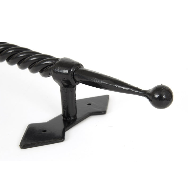 From The Anvil Large Rope Pull Handle - Black